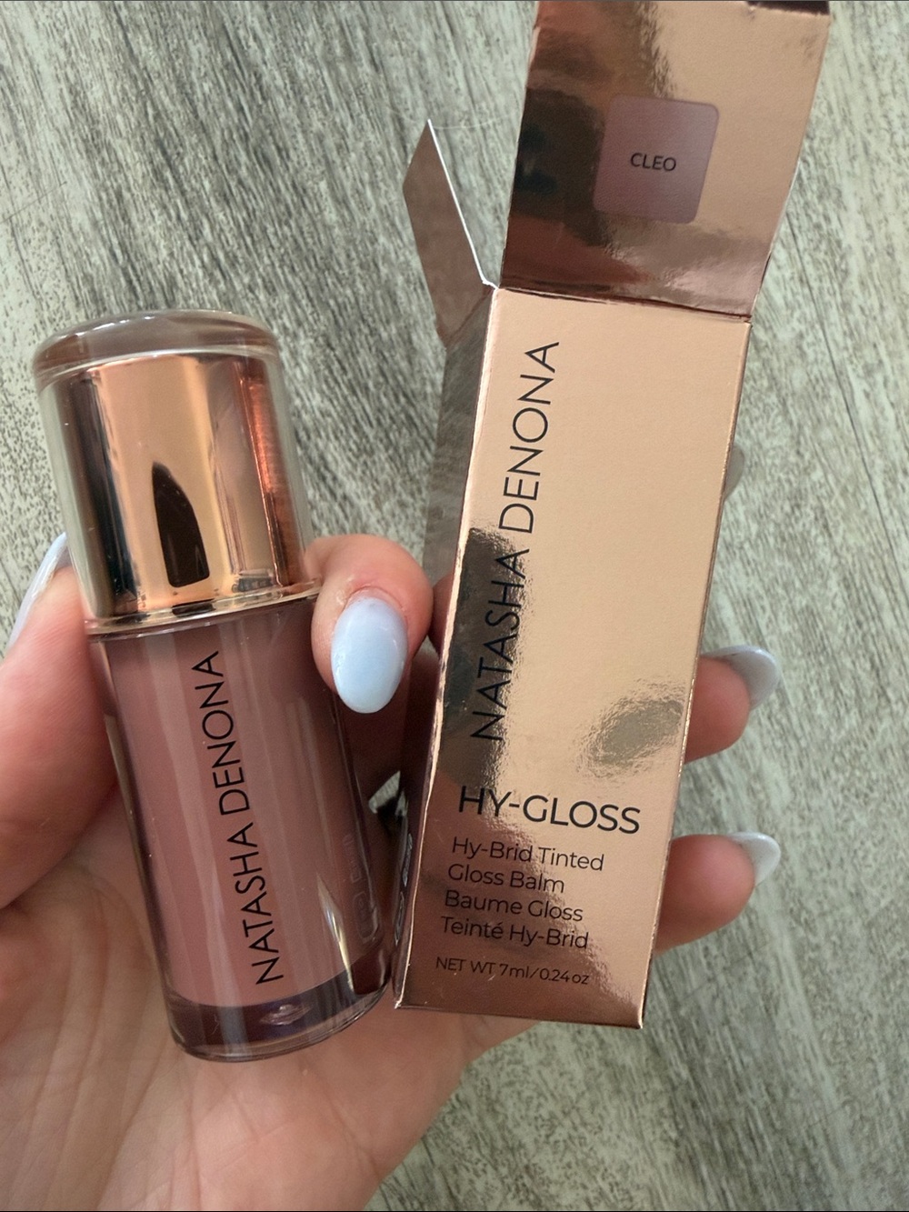 Natasha Denona Hy-Gloss Tinted Gloss Balm - Cleo Mauve Pink